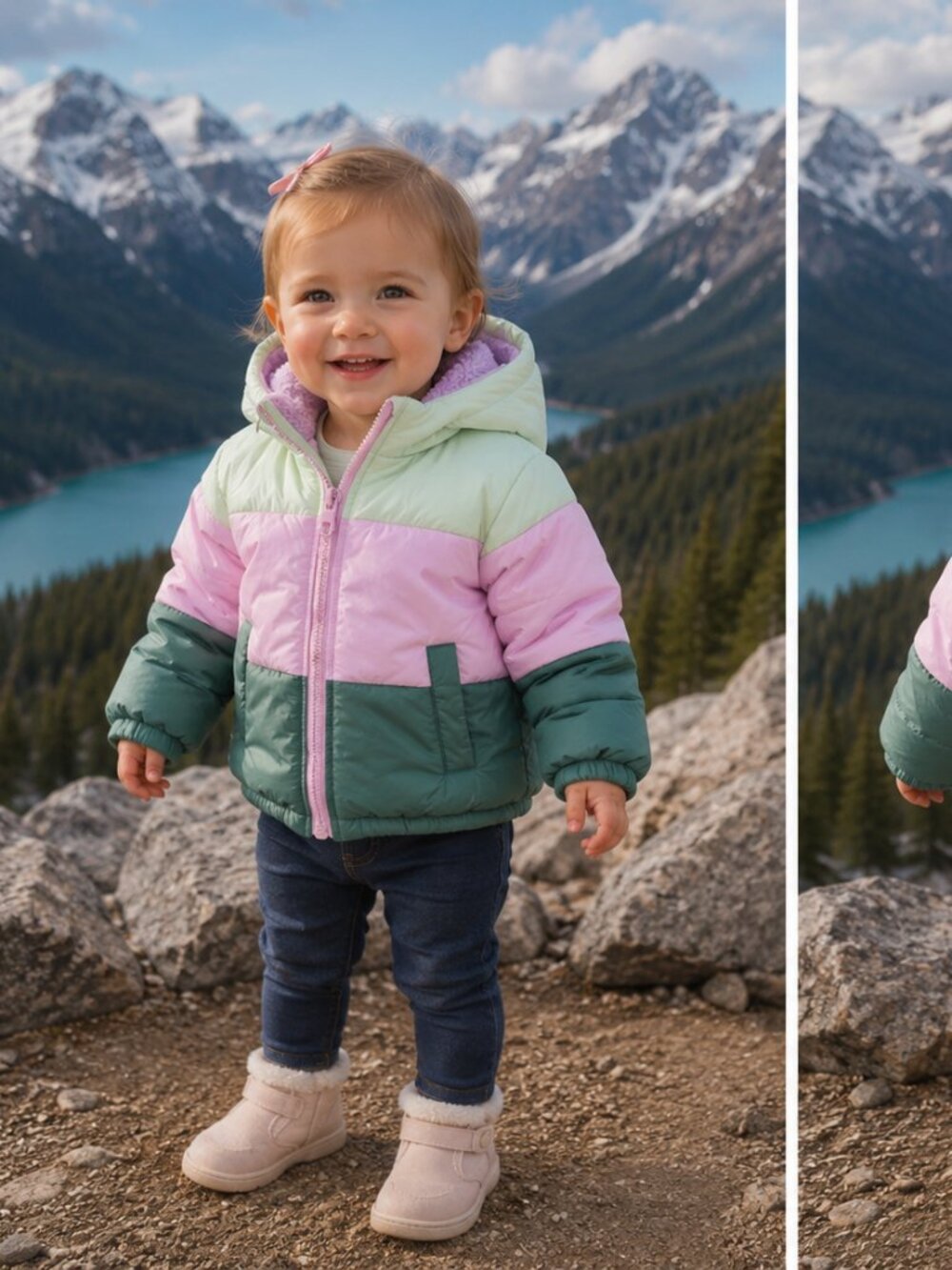 Swiss Tech Toddler Heavyweight Puffer Jacket – Size 12M
